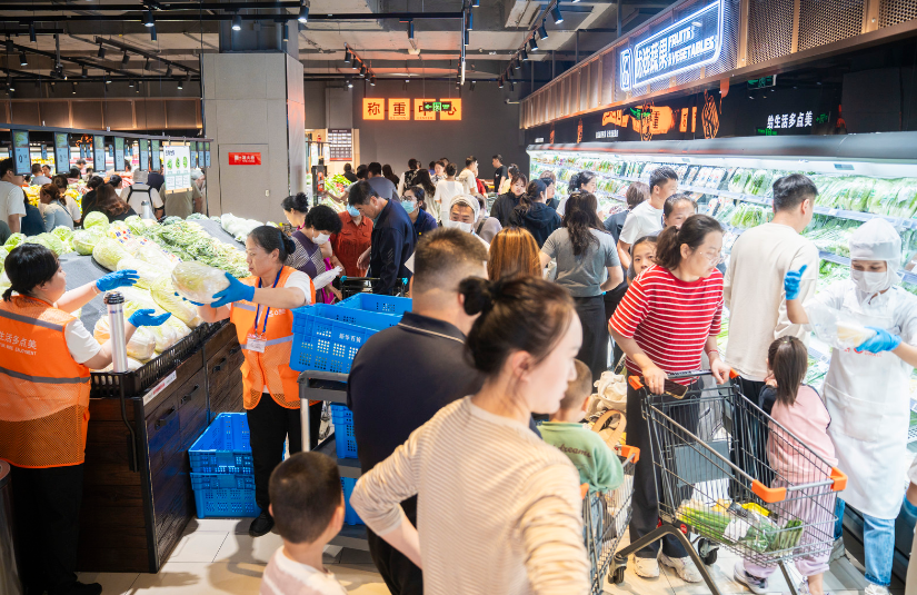 物美吴忠万达店爆火！五天迎客超14万