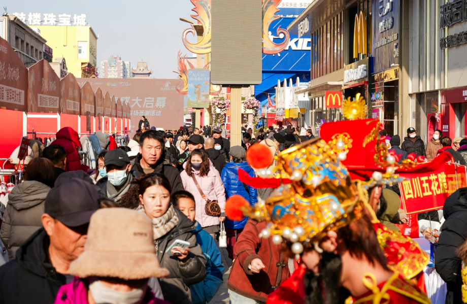 政企联动年味浓 新百年货大集绘就新春...