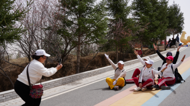 彭阳山花引客来