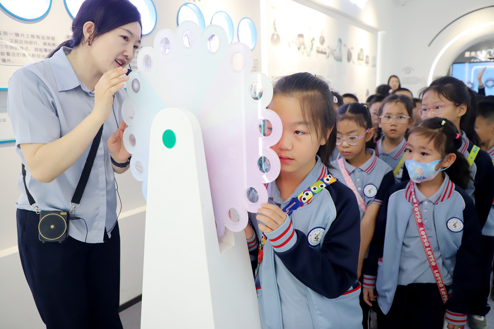 宁夏眼健康科普馆研学开课 青少年沉浸...