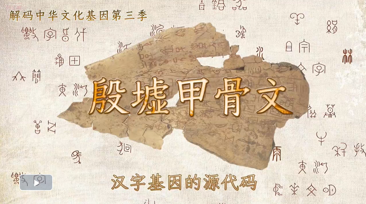 殷墟甲骨文，汉字基因的源代码