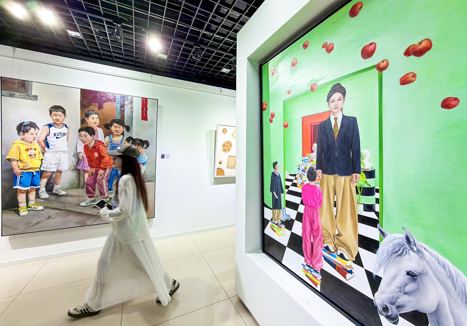 宁夏大学美术学院2026届毕业生作品展启幕